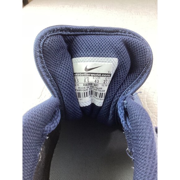 Nike Mens Blue Suede Sneakers Size 9.5 US With White Soles*EUC - Picture 3 of 12